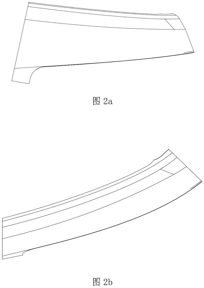 Forming and correcting manufacturing method for aluminum alloy vehicle head skin of urban railway vehicle