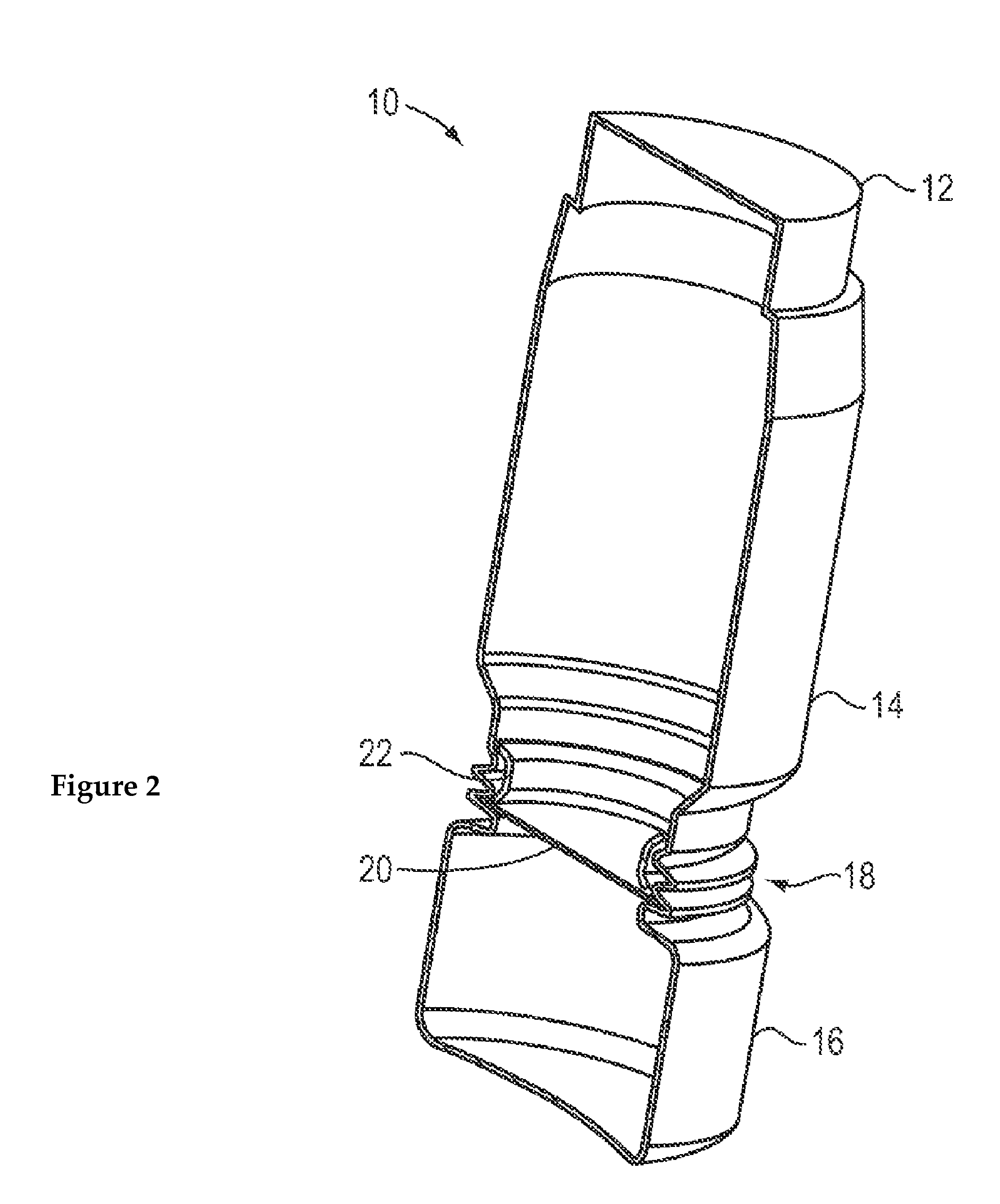 Manually activated flexible reconstituting container