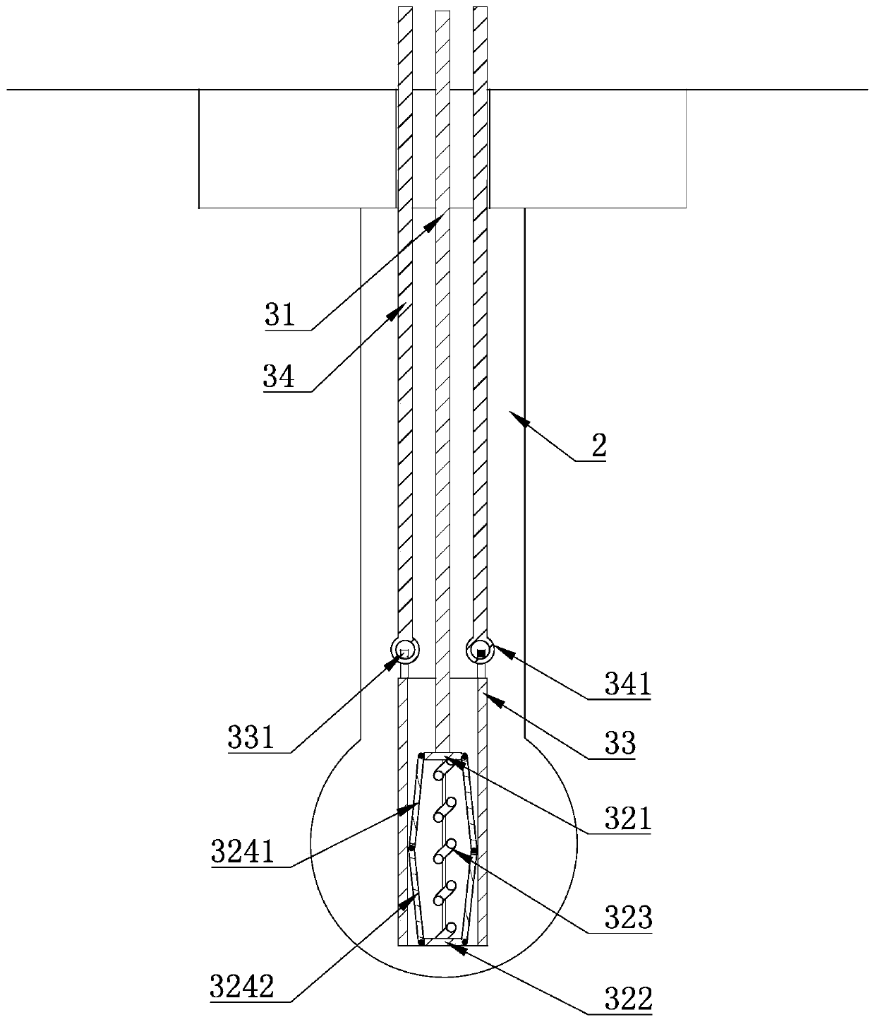 Single-anchor cable-slab foundation and construction method for transmission tower