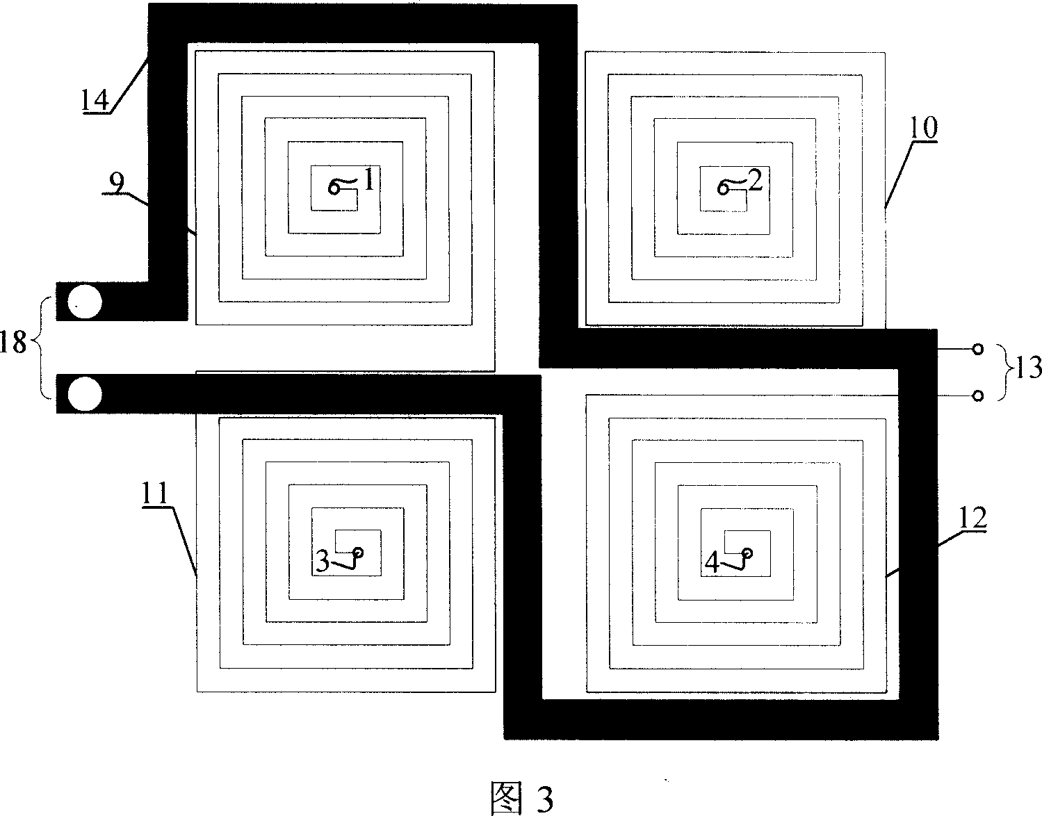 PCB hollow coil current-sensing device