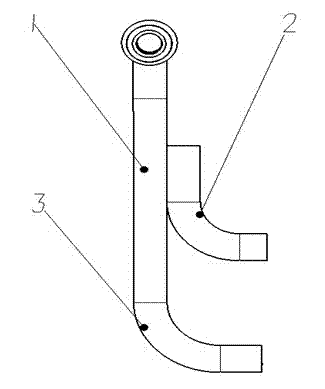 Suspending device for vehicle exhaust system