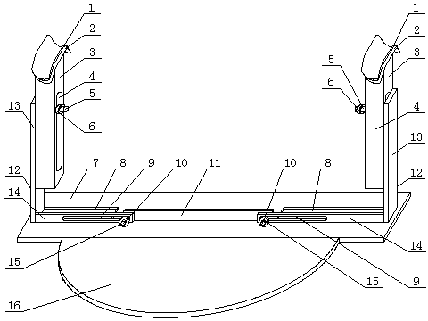 Fallopian tube recanalization body position rack