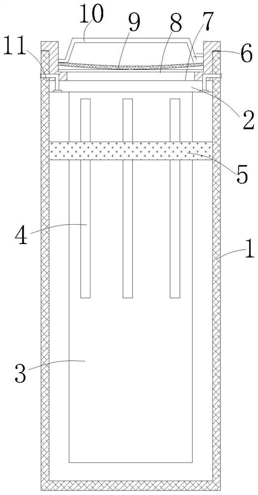Lithium-ion battery steel case and method for improving liquid injection efficiency of steel case