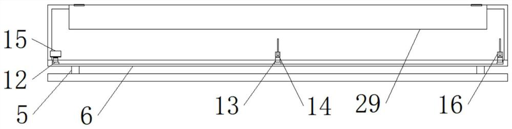 Physical experiment table device for optical teaching