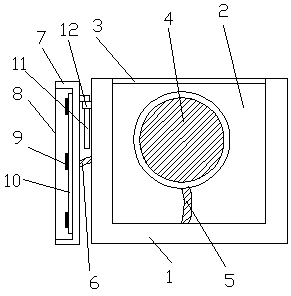 Table type electric fan with lighting function