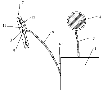 Table type electric fan with lighting function