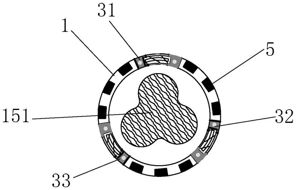 Visual vacuum cathode magnetic filtering device