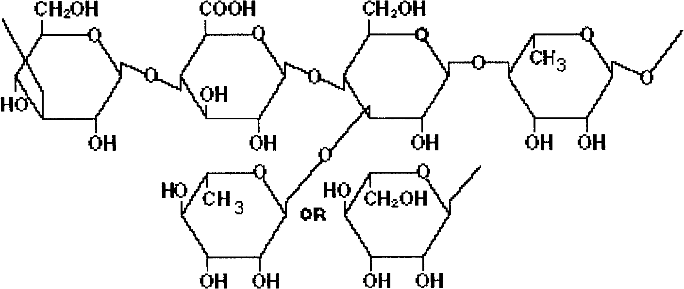 Production method for microbial polysaccharide welan gum