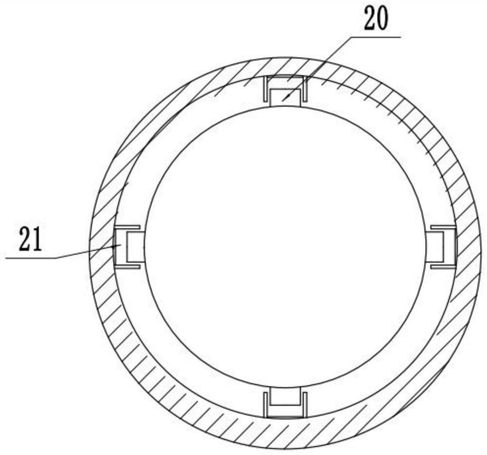 Movable hard connection sealing device for zinc powder receiving