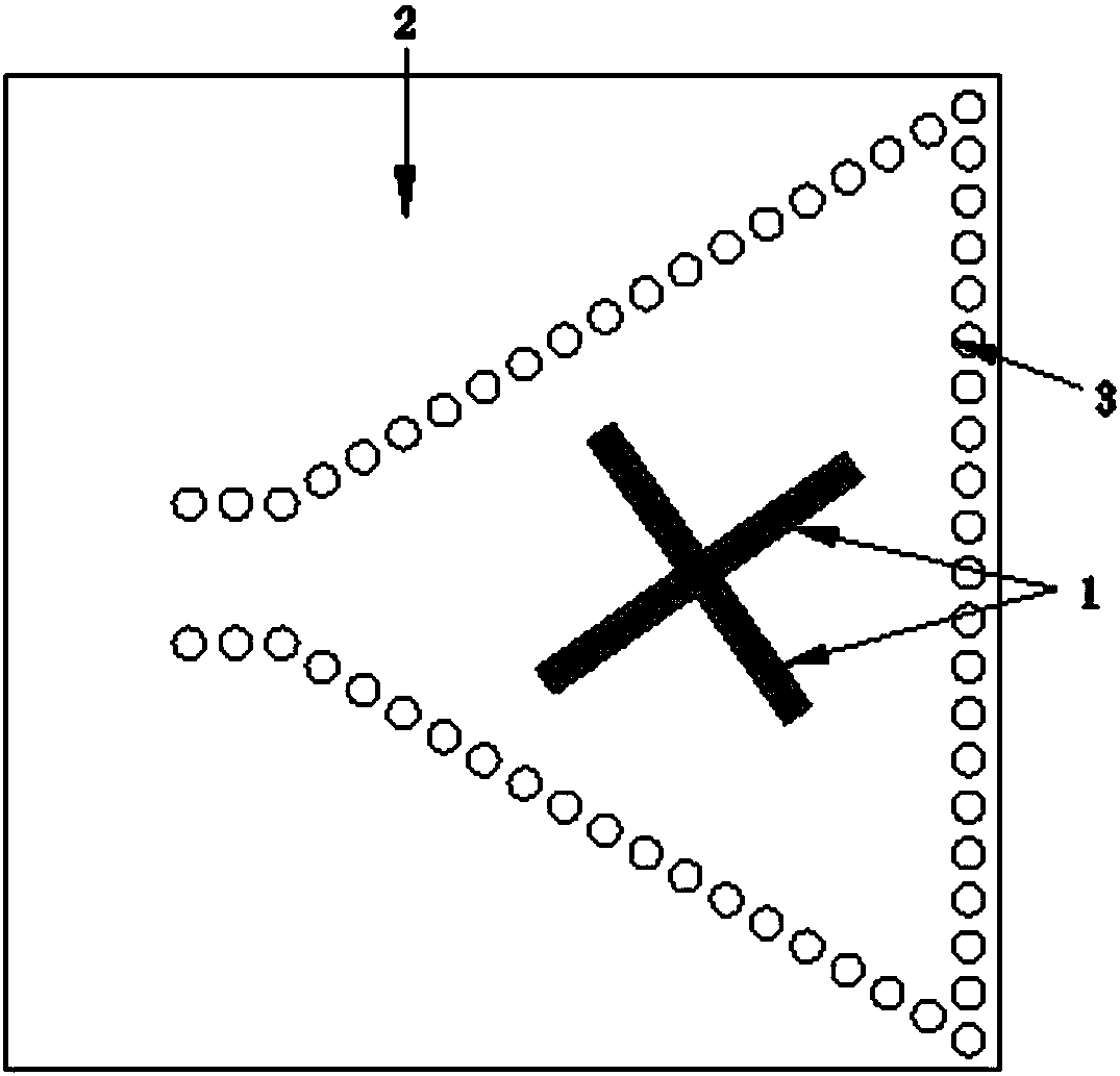 Circularly polarized slot antenna based on triangular substrate integrated waveguide resonant cavity