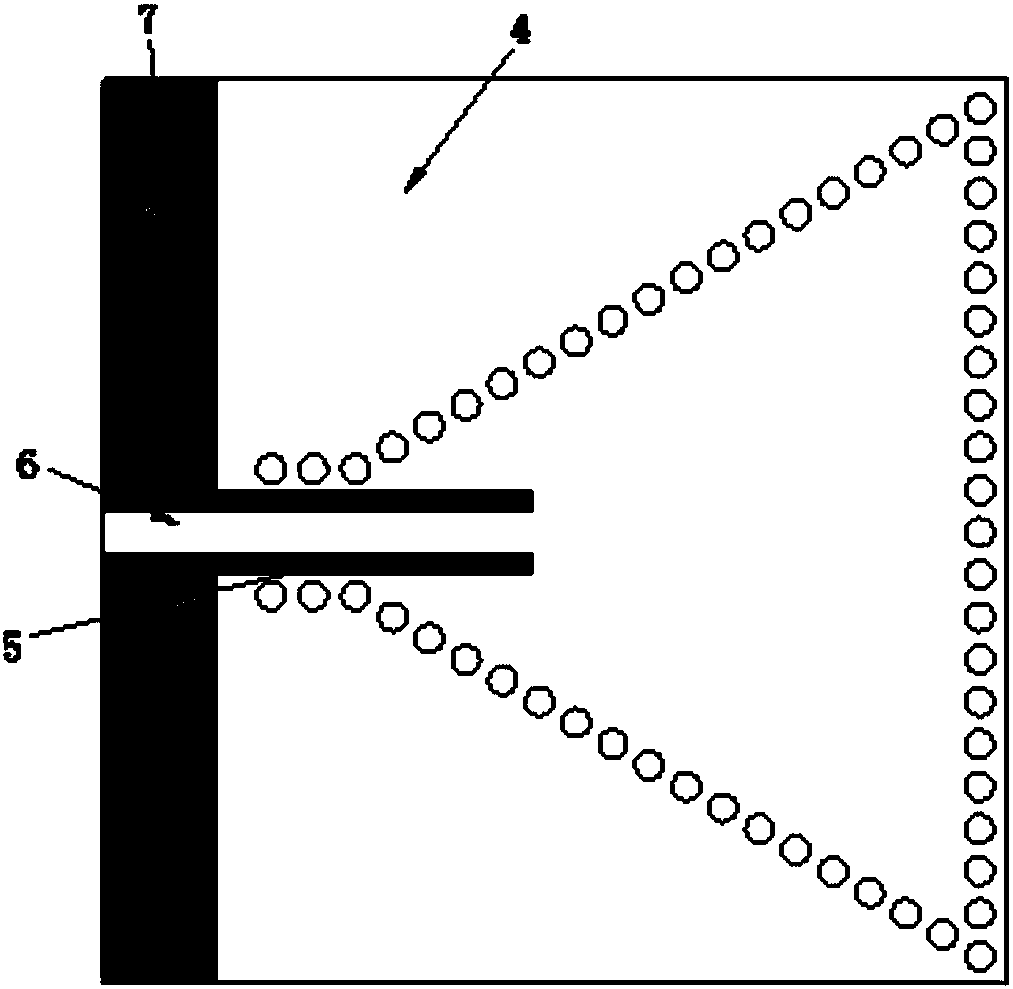 Circularly polarized slot antenna based on triangular substrate integrated waveguide resonant cavity
