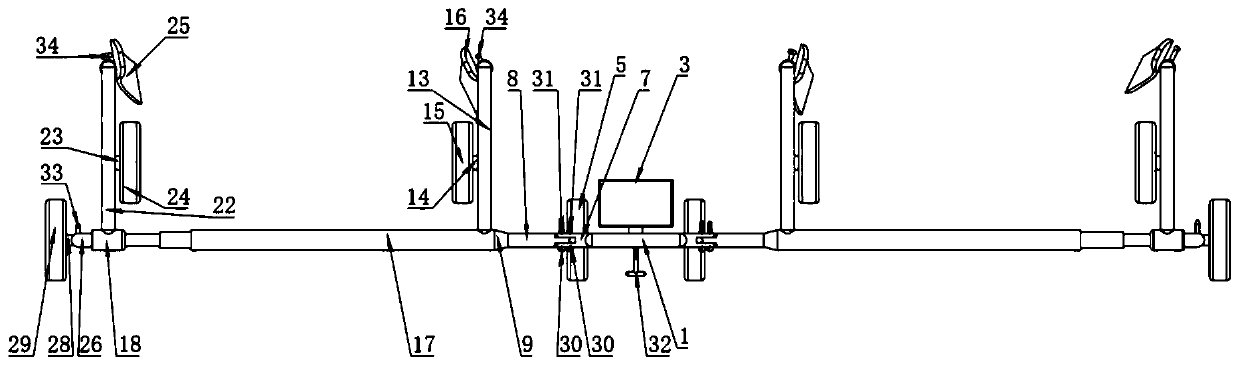 Film laying device