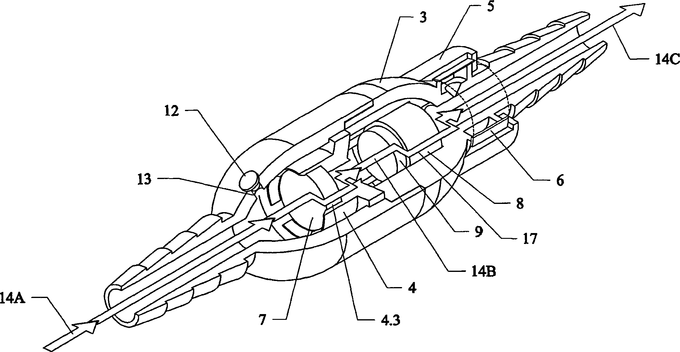 Magnetic valve bladder cycler drainage system and use method with urinary catheters