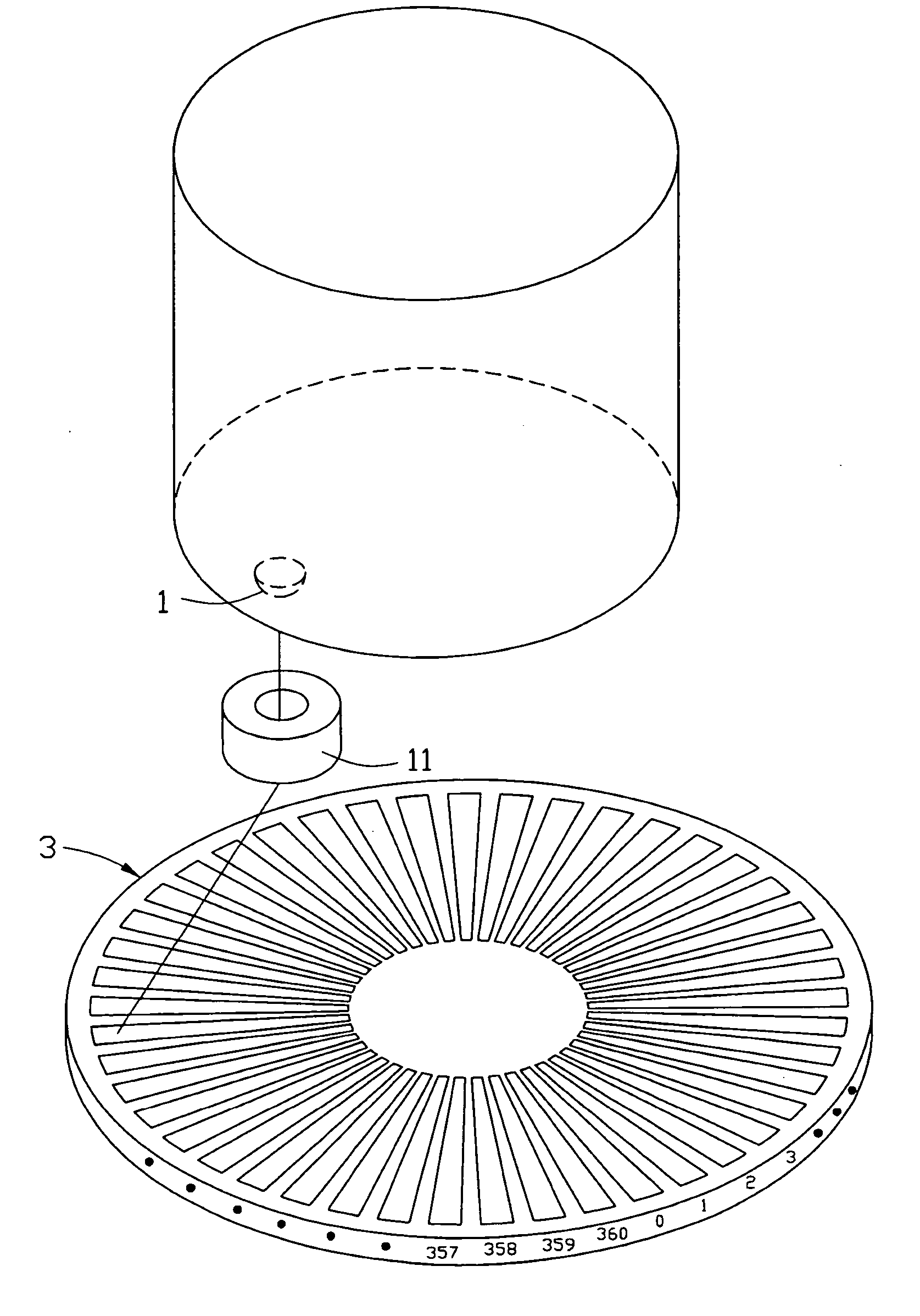 Apparatus for detecting rotational angle