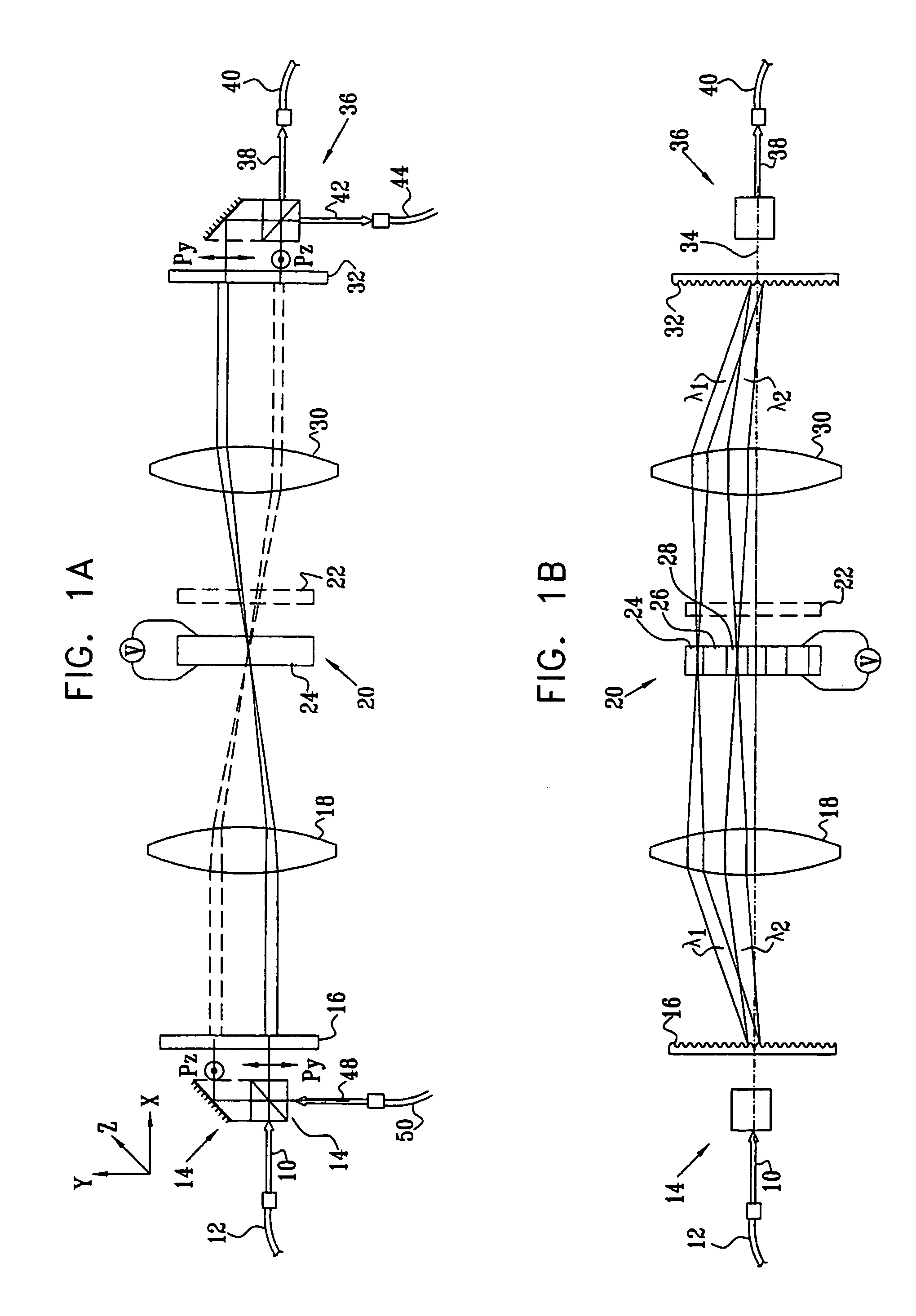 Wavelength selective optical switch