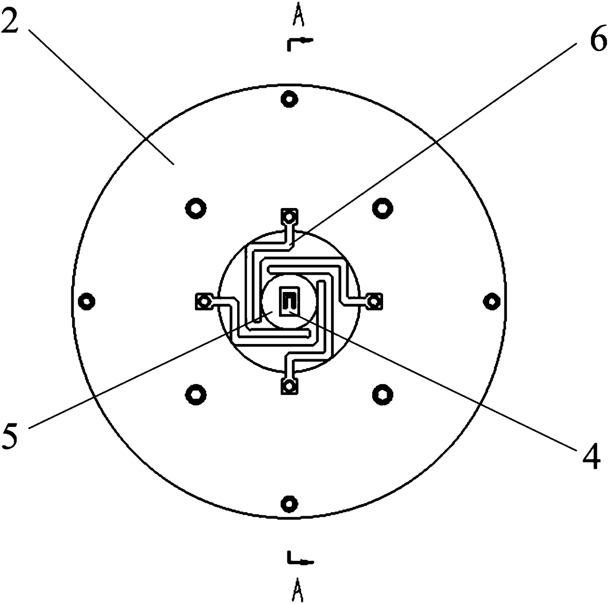 Four-axis type excitation device capable of dynamically driving MEMS microstructure