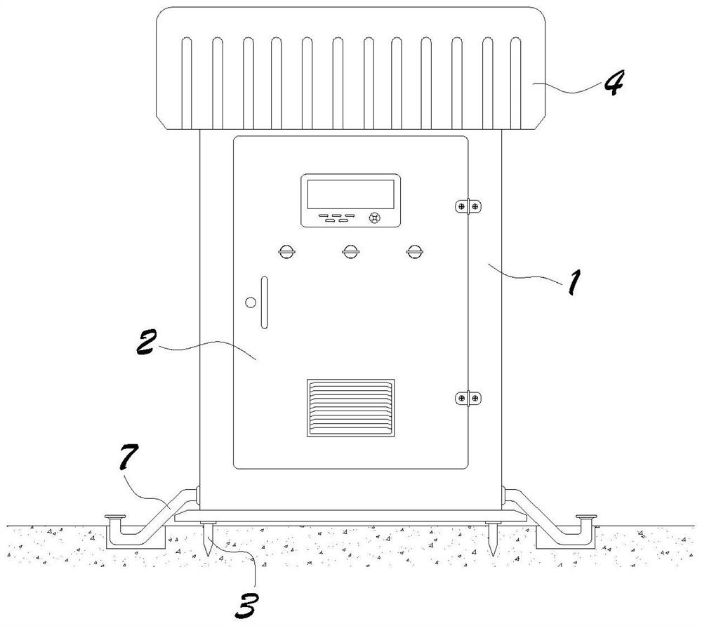 Anti-creeping and anti-electric-shock outdoor high-voltage switch cabinet based on buoyancy effect