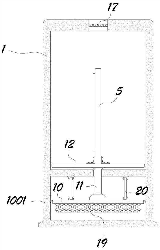 Anti-creeping and anti-electric-shock outdoor high-voltage switch cabinet based on buoyancy effect