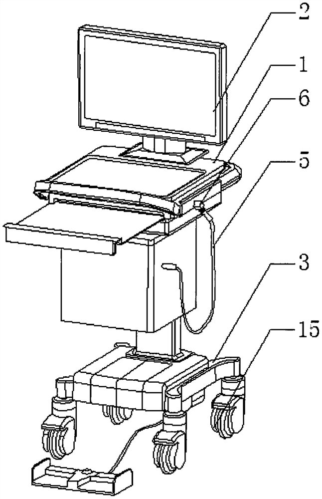 Non-surgical periodontal pocket visiting auxiliary device capable of adjusting visual field