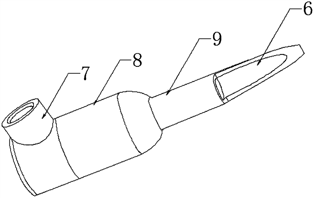 Non-surgical periodontal pocket visiting auxiliary device capable of adjusting visual field