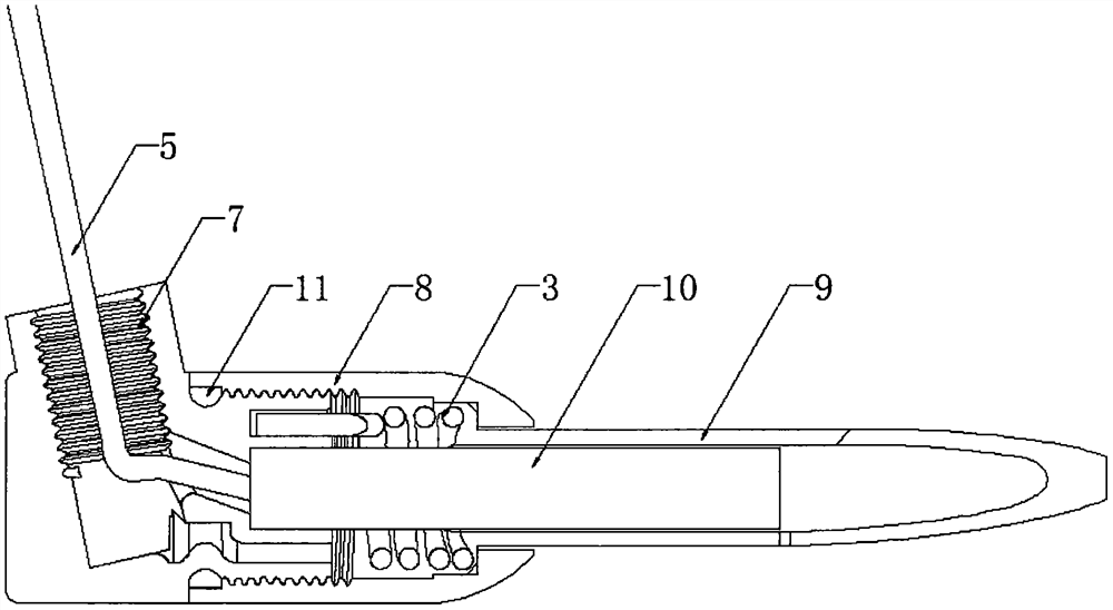 Non-surgical periodontal pocket visiting auxiliary device capable of adjusting visual field