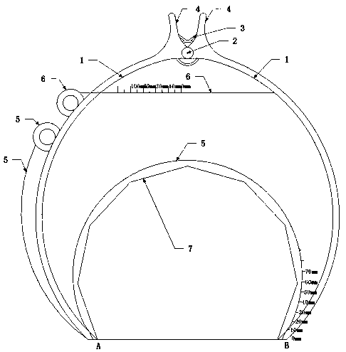 Fundal height and abdominal circumference measurement device