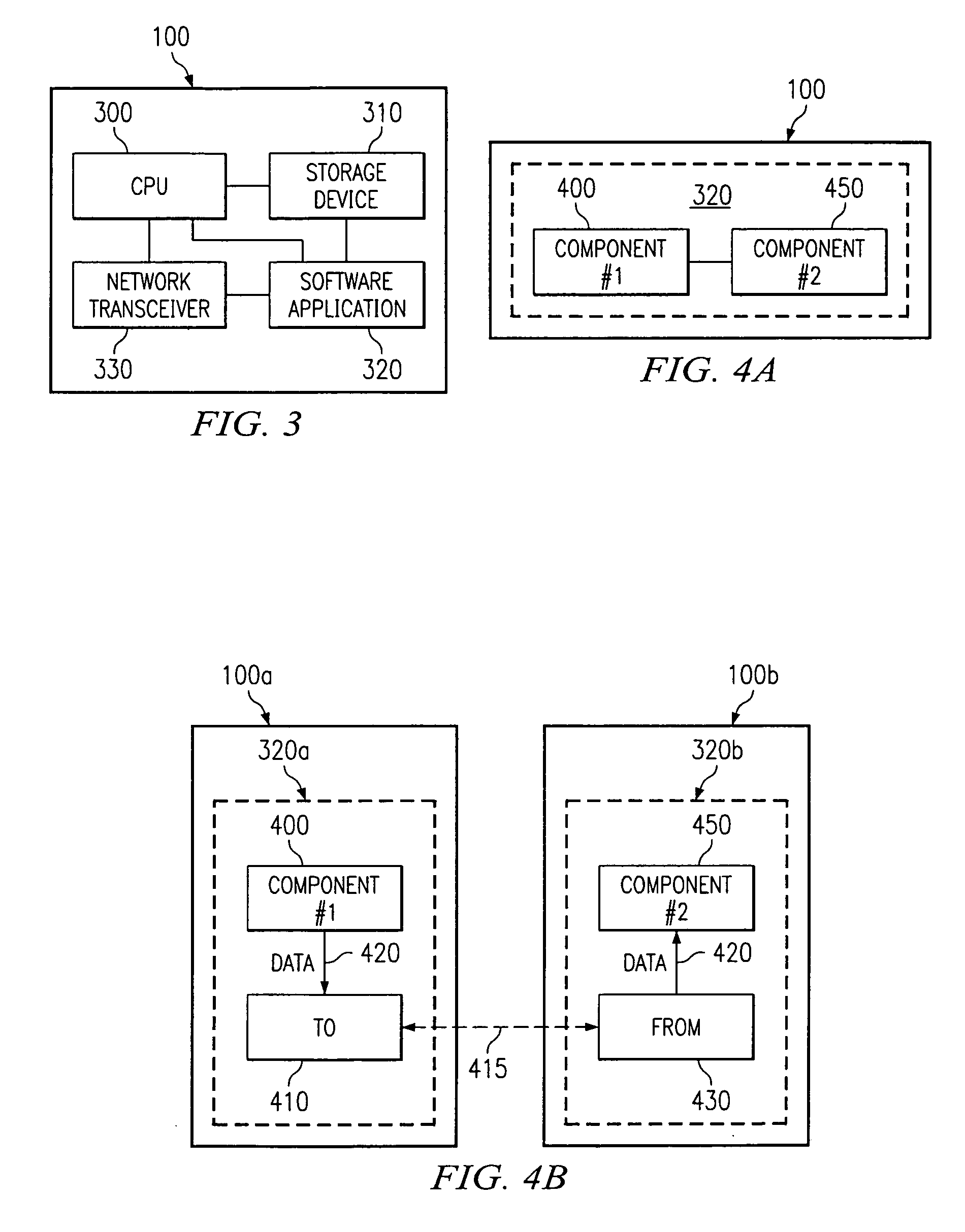 Computing system and method for transparent, distributed communication between computing devices