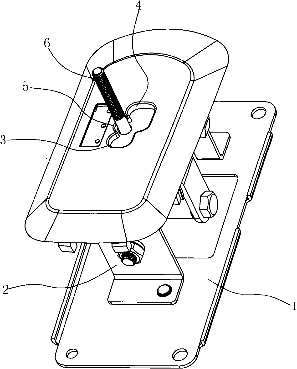 Electronic gear shifting mechanism of electric automobile