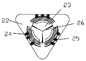 Outer-green-skin removing and sectioning device for bamboo