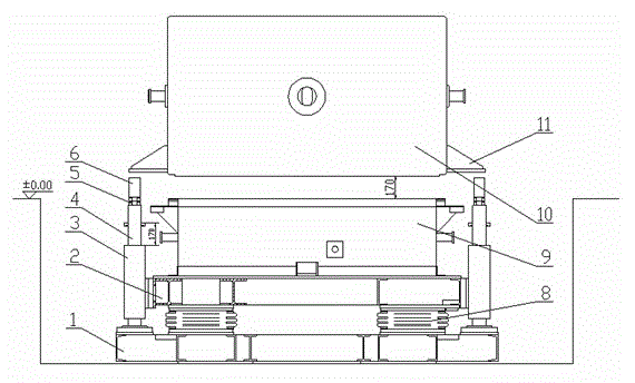 Negative pressure modeling and demolding device