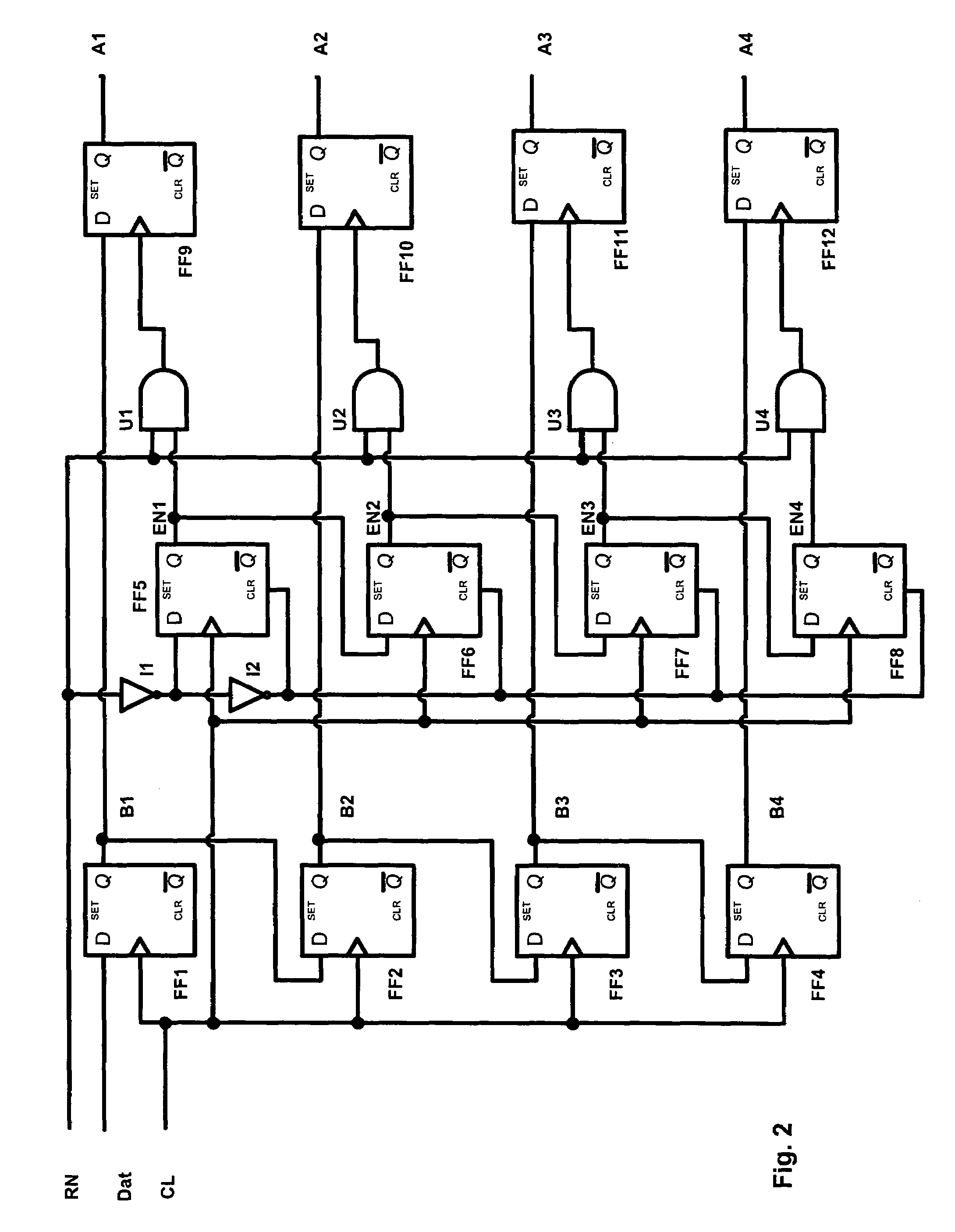 Serial data transfer in a numerically controlled control system to update an output value of the control system