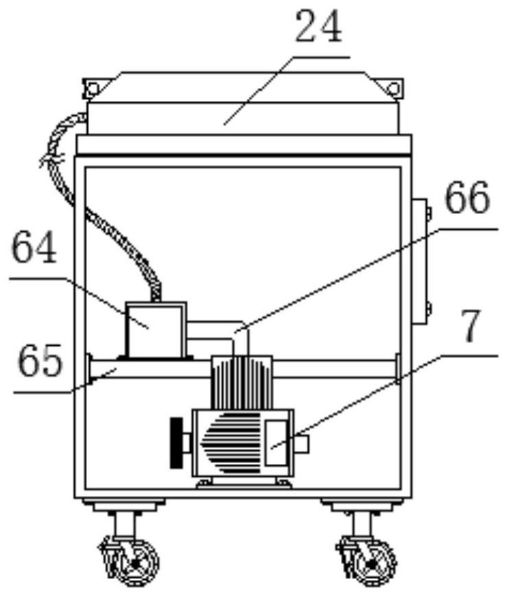 A vacuum packaging machine convenient for fixing food