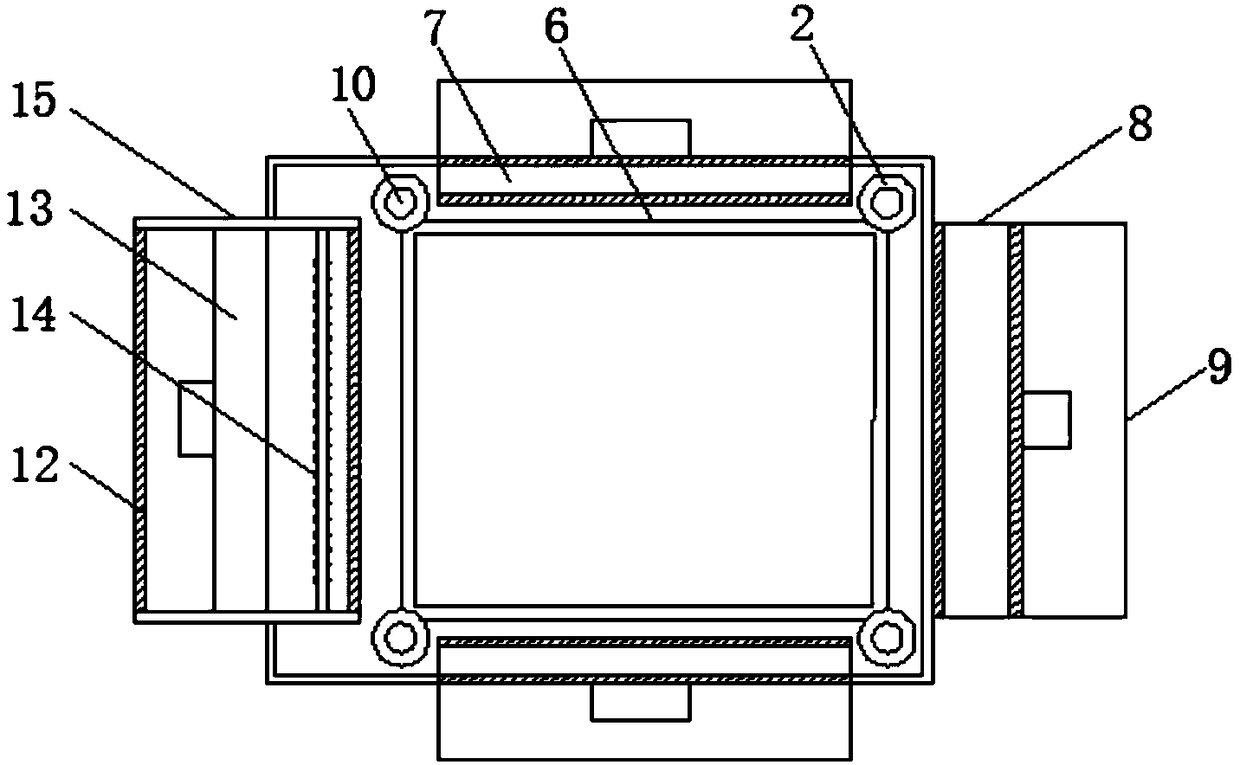 Printing and dyeing device with dust removal and drying function