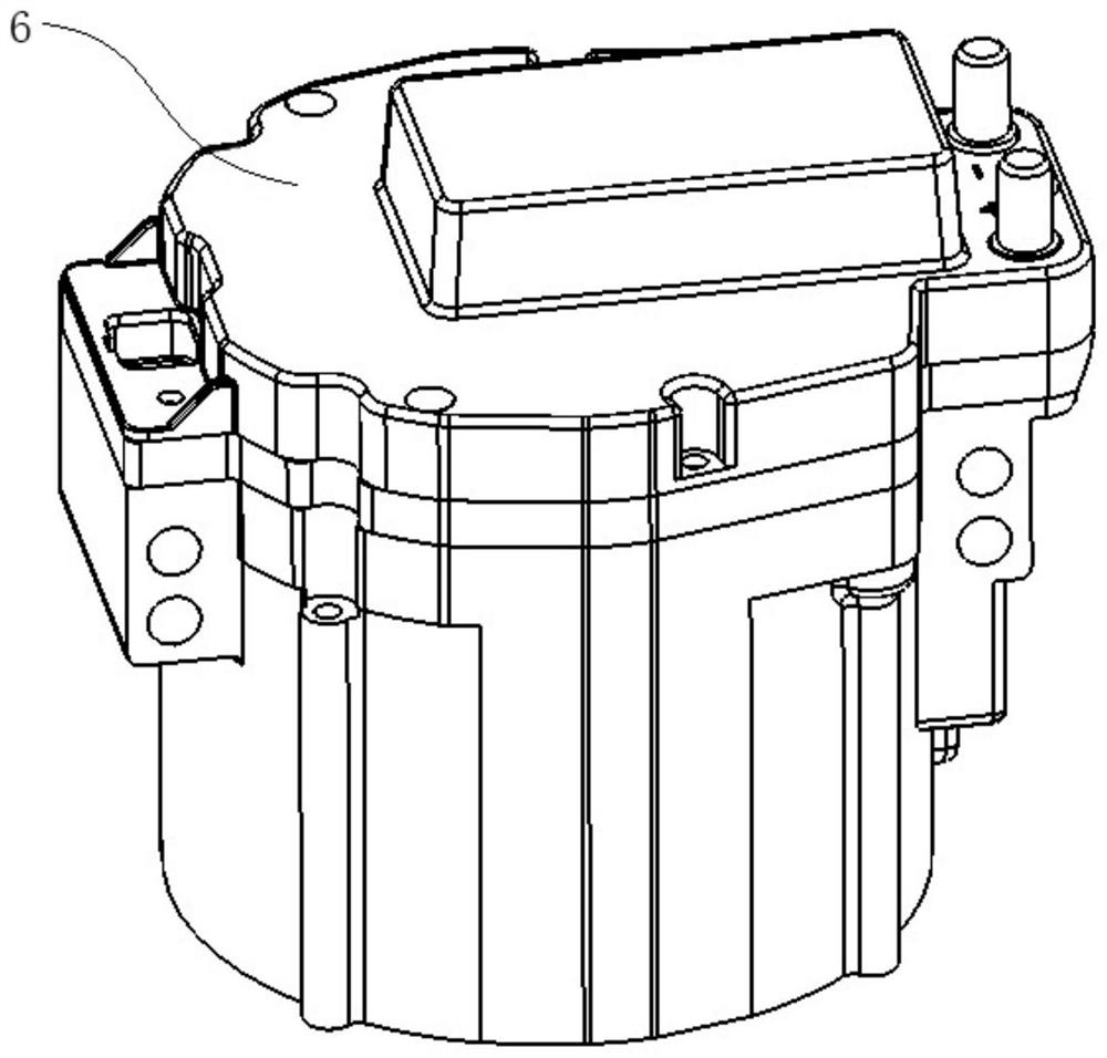 48V BSG motor integrated inverter