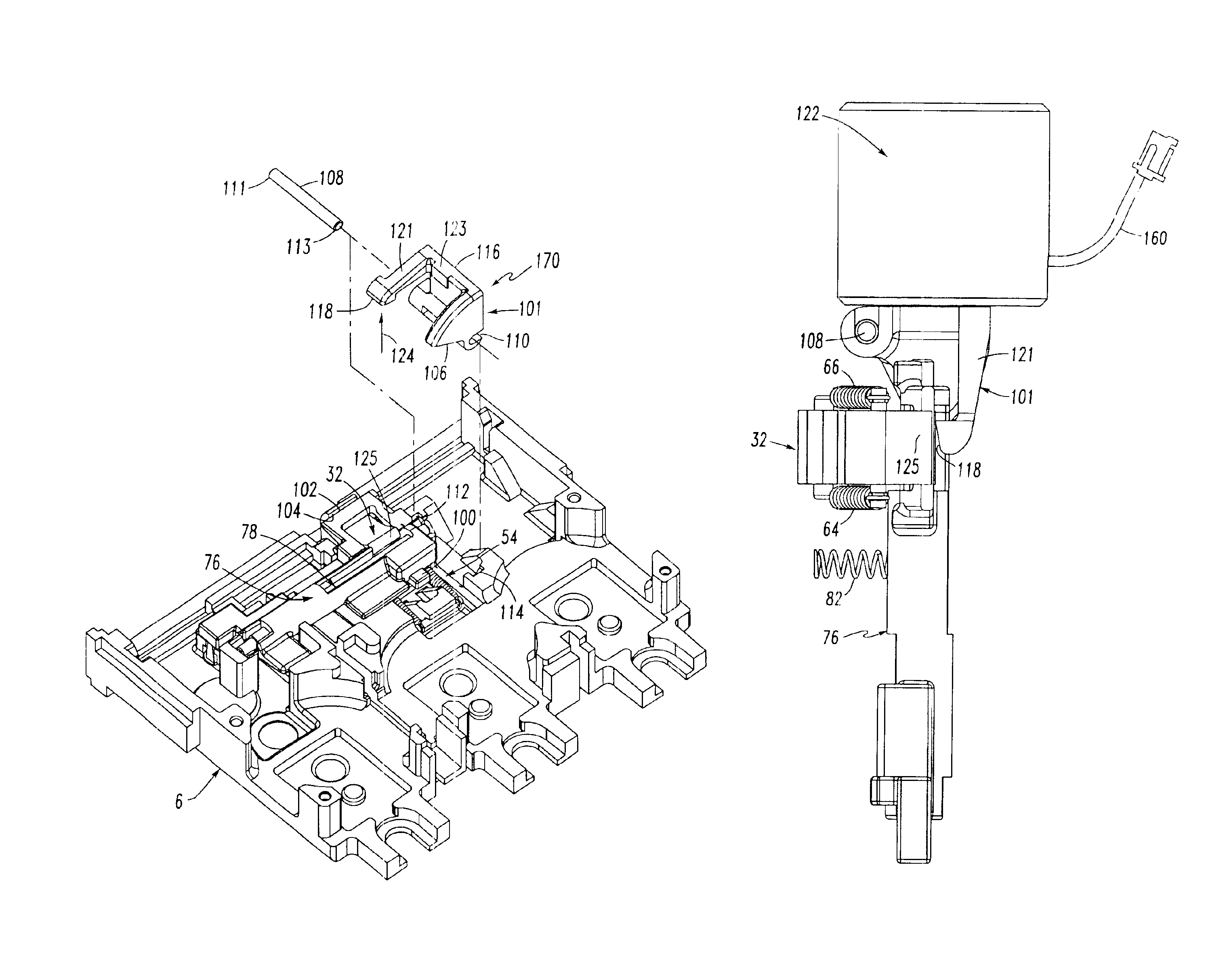 Circuit breaker trip unit including a plunger resetting a trip actuator mechanism and a trip bar