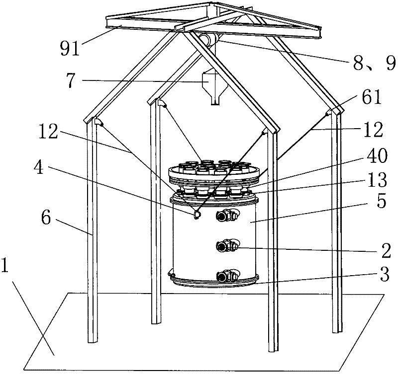 Suspension type automatic blanking vertical and horizontal dual-purpose heat accumulation energy-saving reduction furnace