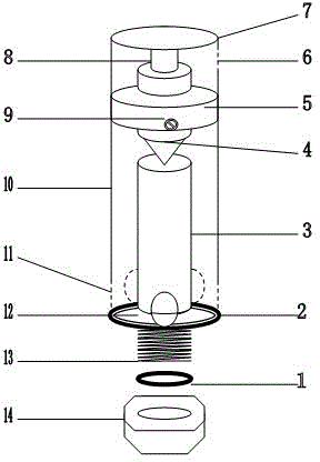 Automatic efficient water-saving flush valve