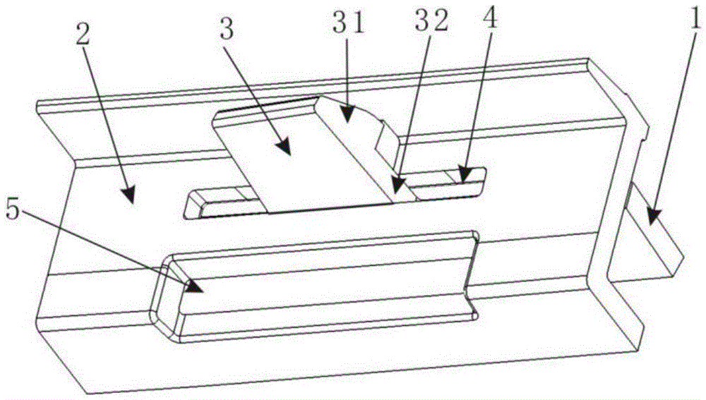 Clip hole structure