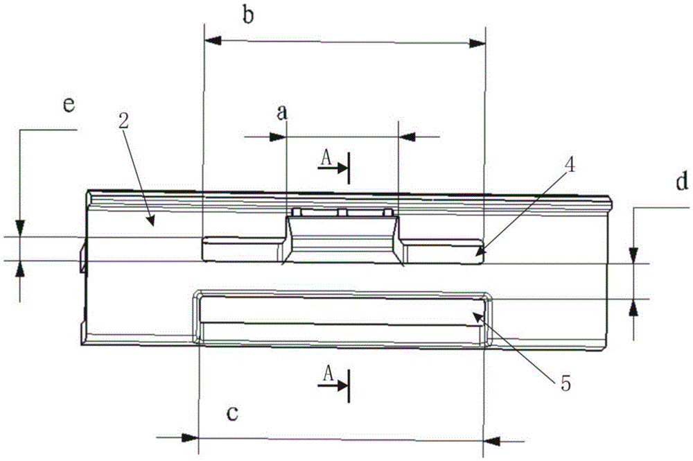 Clip hole structure