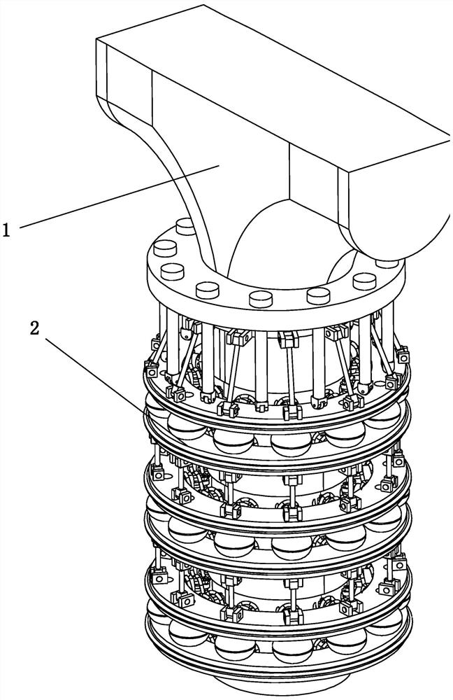An anti-collision device for a bridge pier capable of unloading forces