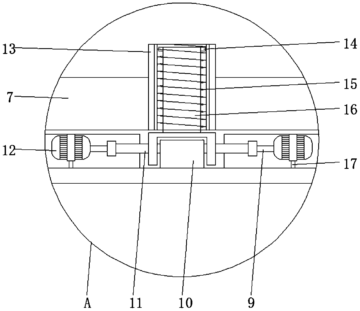 A car front sun visor with multi-angle electric adjustment