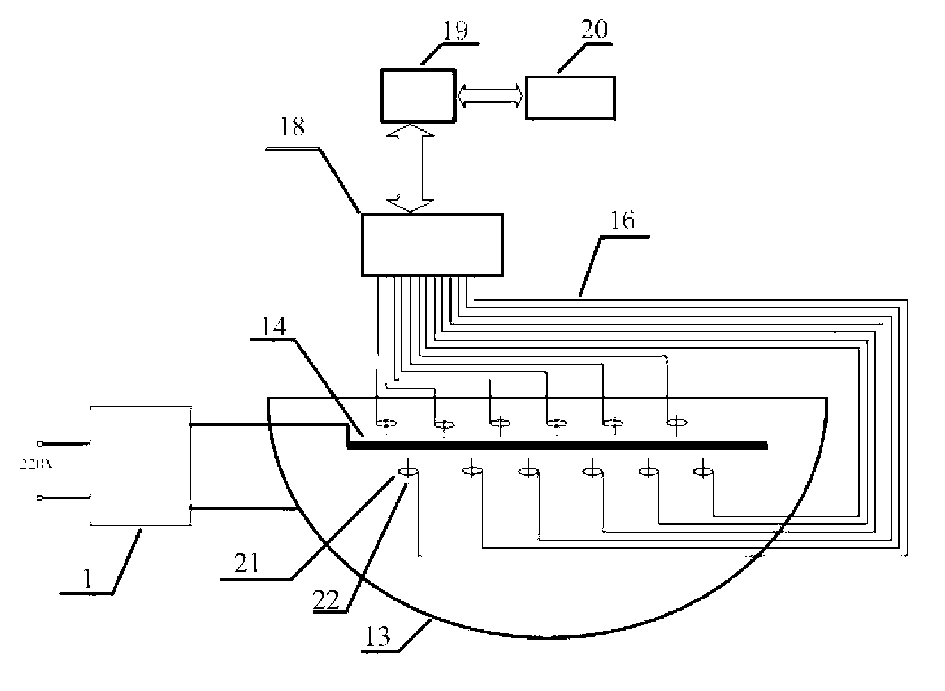 Device and method for measuring dispersal impulse current characteristics of grounding electrode