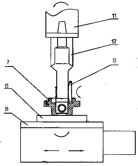 Method for processing bearing seat cylinder surface on variable housing of plunger pump