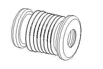 Blow mold for thermoplastic elastomer