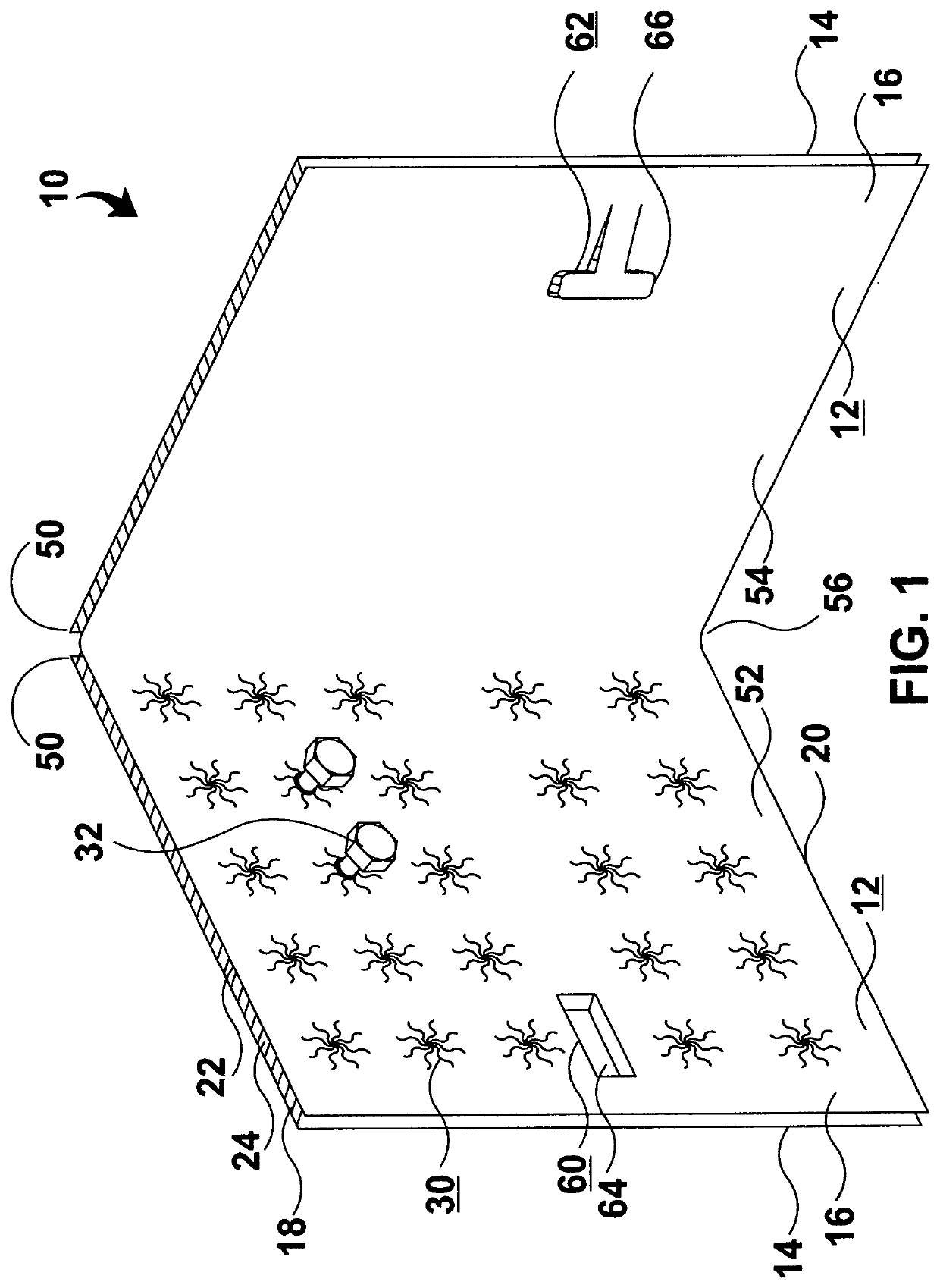 Latching holder for storing a plurality of fasteners