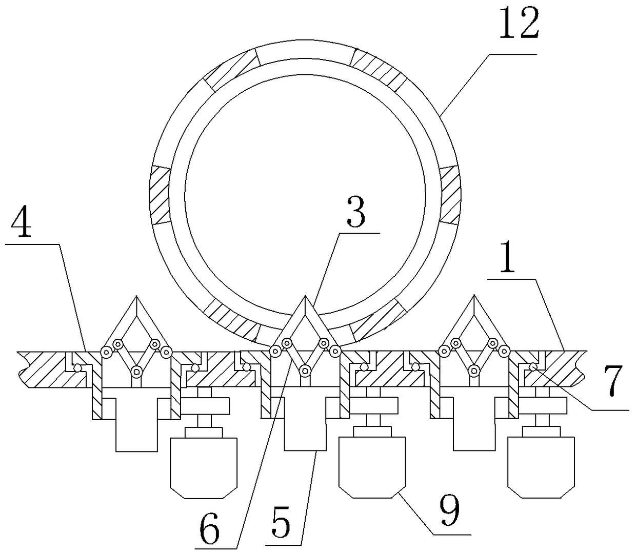 A ball cage positioning device