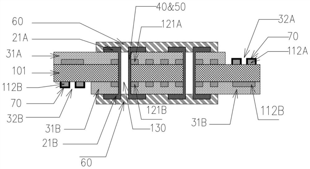 Double-sided flexible circuit board and manufacturing method thereof