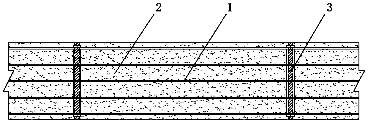 Open-hole thin steel plate and ultra-high-performance concrete composite structure and construction method thereof