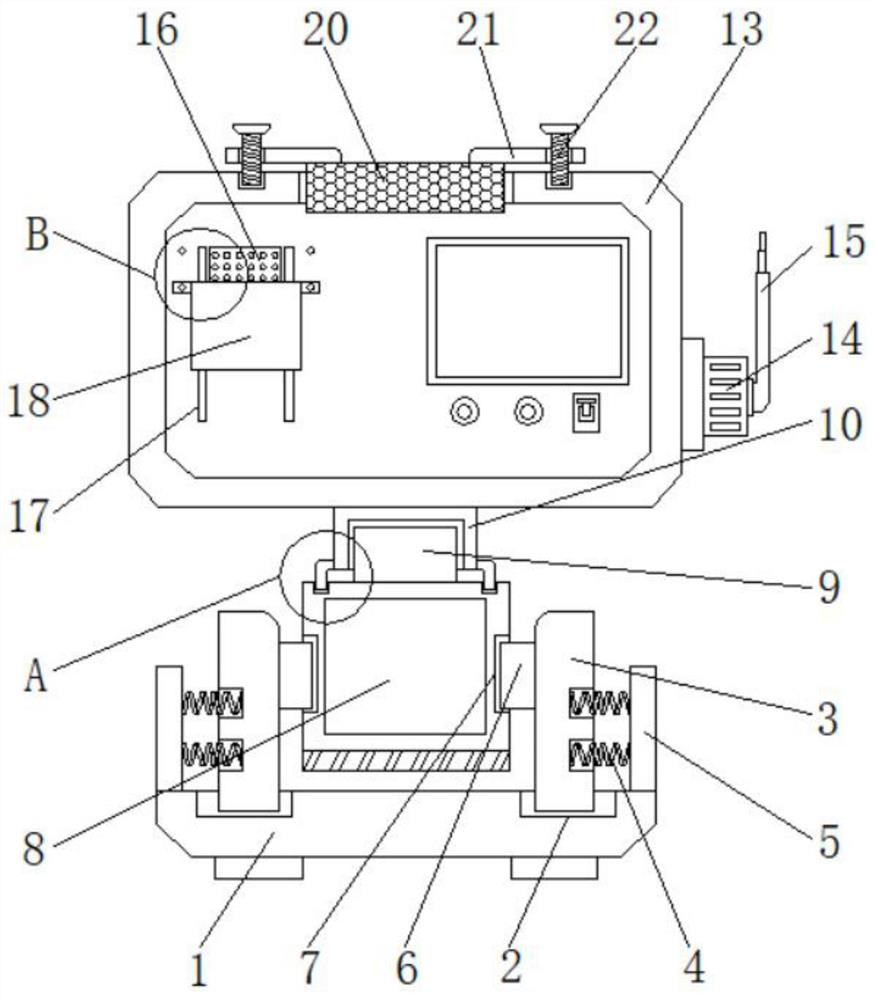 Moistureproof and dustproof control terminal based on artificial intelligence