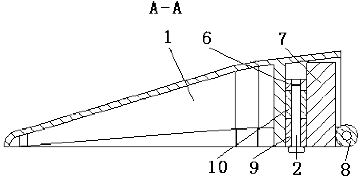 Non-side divider for no-row maize harvesting machine